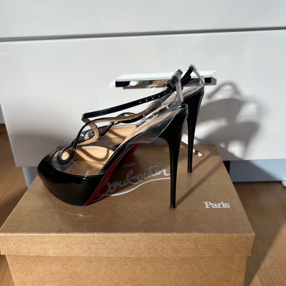 Christian Louboutin Black Patent Heels